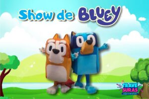 Show de Bluey y Bingo para fiestas infantiles en CDMX y Estado de México