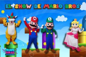 Show de Mario Bros para fiestas infantiles en CDMX y Estado de México